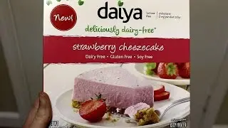 Daiya Strawberry Cheezecake Taste Test (vegan cheesecake review)