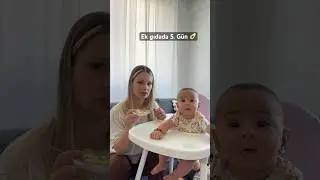 Ek gıdada 5. Gün 🥰🥑 #shorts #ek #ekgıda #baby