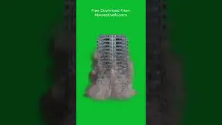 Green Screen Building Destruction