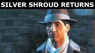 Fallout 4 Nuka World - The Silver Shroud Returns As Deputy - All Unique Dialogues