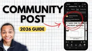 How to create Posts on YouTube in 2026