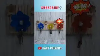 DIY CRAFT Key Holder With Cardboard & Ice Cream Stick #shorts #diy #shortsfeed