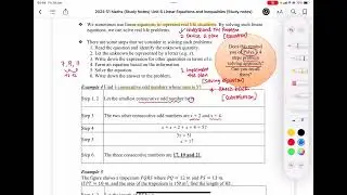 Solving Word Problems using Equations (2) Example 4