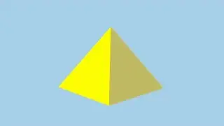 Creating a 3D rotating pyramid using HTML and CSS