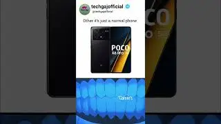 only gamerz know this mobile 💀😈 #gamingphone #pocox6pro5g #techmeme #techupdates