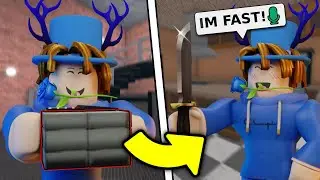 How to DOUBLE JUMP and SPEED GLITCH in Murder Mystery 2!