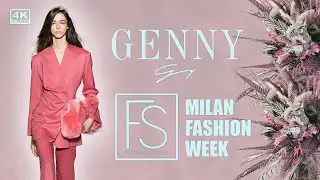 GENNY Fall Winter 2024/2025 Full Show 4K Milan Fashion Week feat. Anne Vyalitsyna