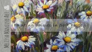 Loose/Painterly Daisies in Soft Pastels Demo