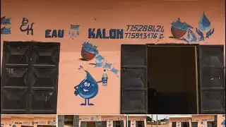 Eaux kalom sur la route nationale de ndande
