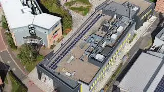 Nottingham Trent University , Clifton Campus via drone NTU