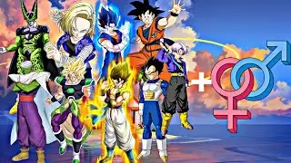 DragonBall characters in gender swap (mode)