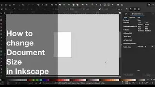 How to change Document Size in Inkscape