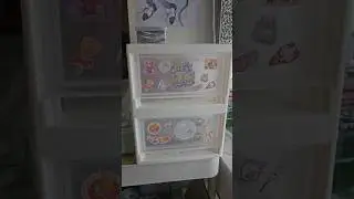 my new drawers #y2k #kawaiistationery #cutestationery #organization #organizers #animelover