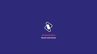 Preplaced Interview #1:  Coding Interview | Preplaced