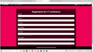 Simple Registration System Assignment