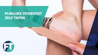 Pijnlijke voorvoet / bal van de voet, zelf tapen » Instructie » FysioTape