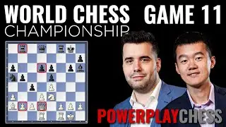 World Chess Championship 2023 | Ian Nepomniachtchi vs Ding Liren | Game 11