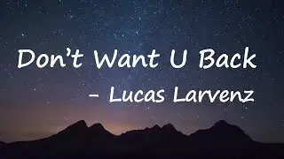 Lucas Larvenz - Don’t Want U Back (Lyrics)