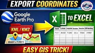 Export Coordinates from Google Earth Pro to Excel (Easy Method)