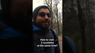 How to visit 3 countries at the same time #tripoint #threecountrypoint #vaalserberg