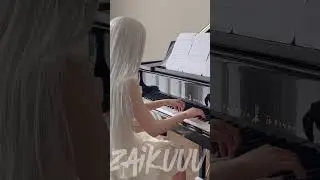 How an Old lady plays piano #oldisgold #animesong #secretbase