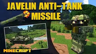 POWERFUL JAVELIN ANTI- TANK MISSILE - Tank Get Destroyed in Minecraft