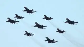 MAKS 2011 Russian Knights & Swifts Русские Витязи & Стрижи  Russian Air Force
