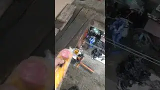 Испытание тельфера для затаскивания авто в гараж.