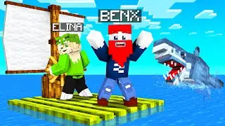 10 Tage in einer MINECRAFT FLOß WELT!