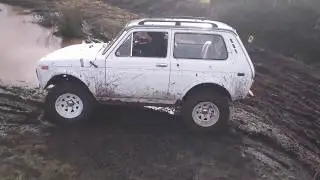 Lada Niva 4X4 Modified Competing 2018 UK Lake District