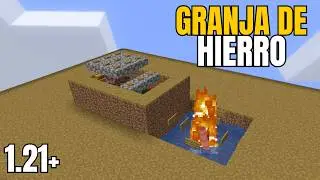 COMO HACER GRANJA DE HIERRO FÁCIL y Económica en Minecraft 1.21+