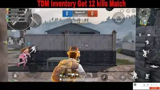 TDM Inventory Match Get 12 Kills Gameplay in BGMI | M46 Gun With Get 12 Kills in Battleground India