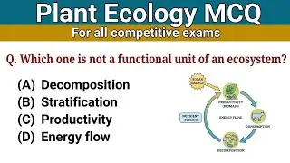Plant Ecology MCQ 2024 | Ecosystem MCQ | Biology MCQ for All Competitive Exams