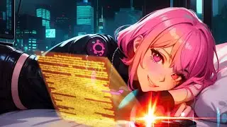 Cyberpunk 🌧️ Choomba Helps You Sleep 💆 Hair Massage 📖 Bedtime Story 🎵 Muffled Music ☔ Rain F4M ASMR