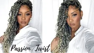Gorgeous Thic Ombre Blonde Passion Twist on Short Natural Hair | Protective Style Tutorial
