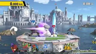 Smash Ultimate Home Run Contest Co-op Ganondorf and Shulk