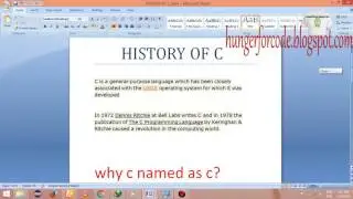 learn c in hindi history of c