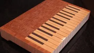 End Grain Piano Cutting Board