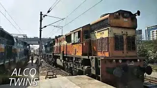 GUNTAKAL WDM-3D TWINS Arrived at Vododara jn with Secundrabad - Rajkot Express | Indian Railways