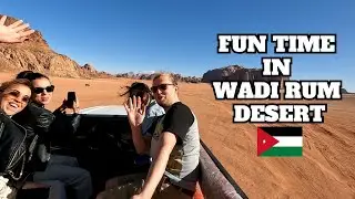 WADI RUM🇯🇴 Jeep RIDE | JORDAN Desert | Bedouin Life | #travel #gopro
