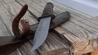 KA-BAR золотая серия ( делаем копию )ч 6 готовая работа