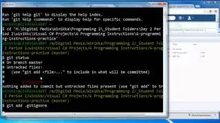 Adding a .gitignore filter for Visual Studio 2012 Projects