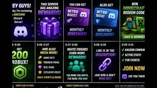 I Found a Discord Server With INSANE Rewards! 😳 | Nitro, Minecraft & Robux