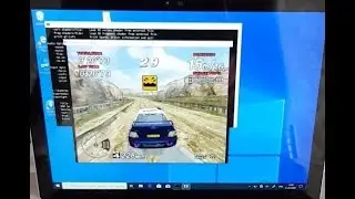Surface Pro 4 - Sega Rally 2 (SuperModel 3 Emulator GamePlay)