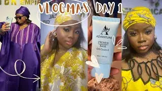 VLOGMAS DAY 1:A Stressful day,Getting Excited for my birthday/Modeling/Tomike's Party Cloth