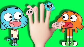 Amazing World of Gumball Finger Family, Gumball & Darwin Nursery Rhyme Song