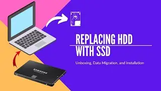 How to upgrade laptop HDD to SSD | Unboxing SSD | Install SSD | Samsung 870 QVO 1TB 2.5