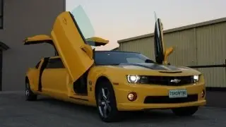 SLIDES 2013 Chevrolet Camaro Bumblebee Limousine