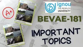 BEVAE-181 (ignou) || Imp Topics for Dec 2021 exams 🔥