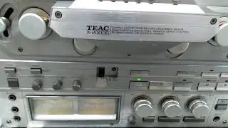 Gravador de rolo teac x 2000r